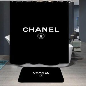 Chanel Logo Shower Curtain